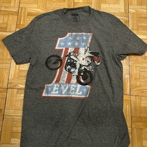 American classics Evel Knievel graphic T shirt men’s large motorcycle shirt